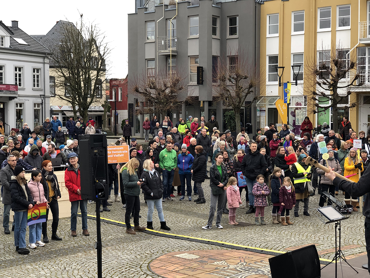 FREIE WÄHLER Sinzig bei der Veranstaltung für Demokratie und Vielfalt in Sinzig