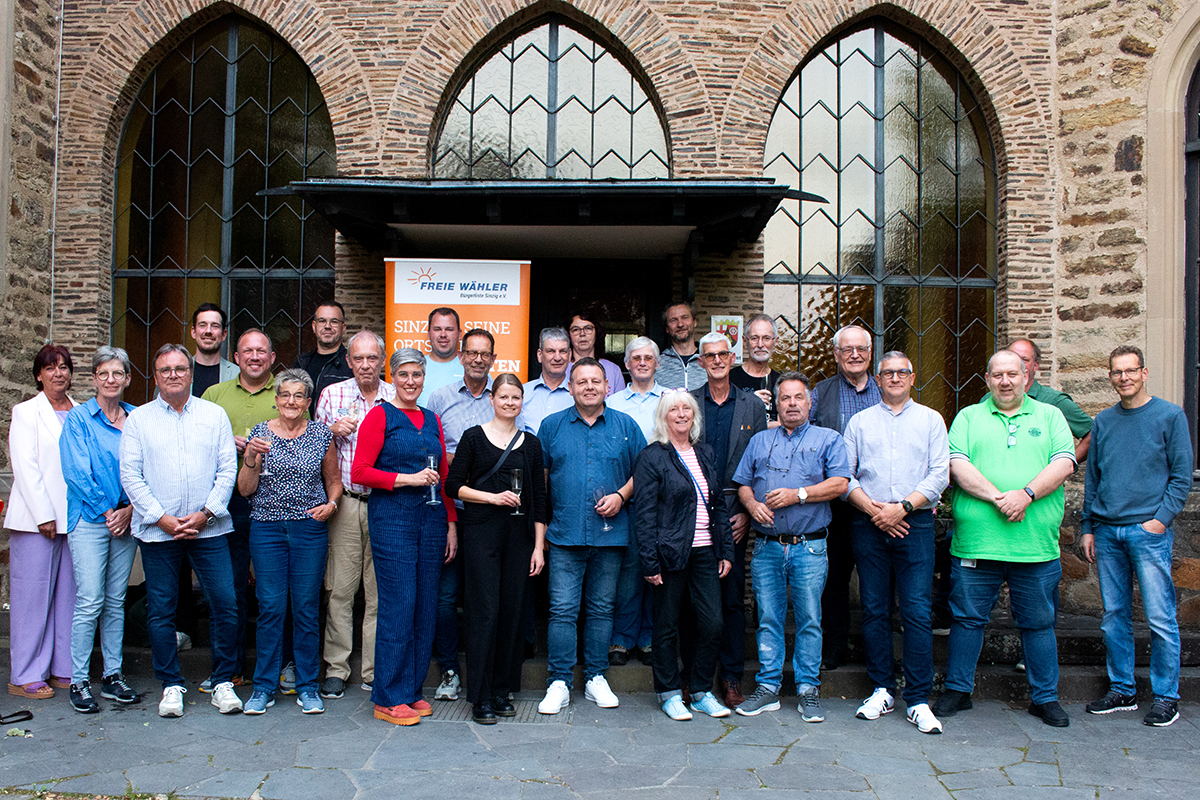 Die FREIEN WÄHLER Sinzig freuen sich über stärkstes Wahlergebnis seit dem Bestehen der Bürgerinitiative